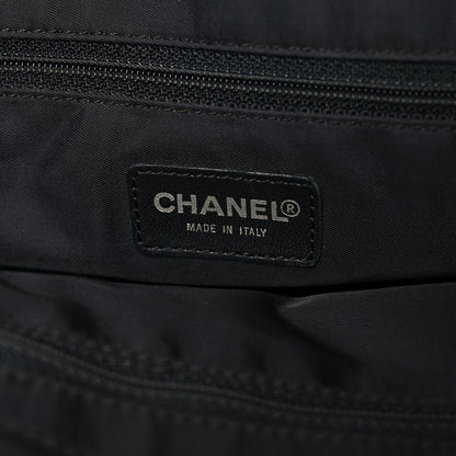 Chanel Nylon Large Travel Tote Black 5 of 9