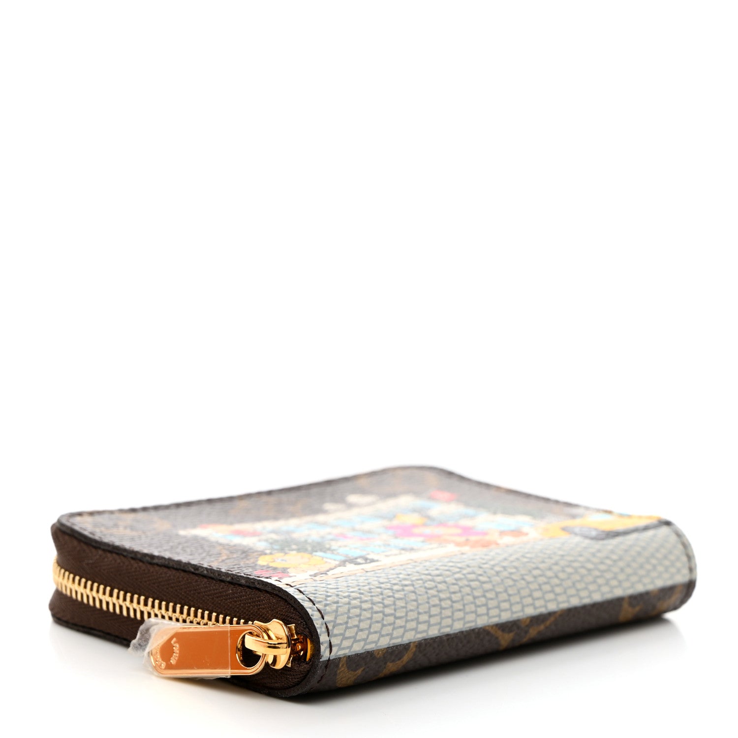 Louis Vuitton Monogram 2022 Christmas Animation New York Soho Zippy Coin Purse Yellow 4 of 7