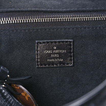 Louis Vuitton Lambskin CarryAll Vibe MM Black 7 of 10
