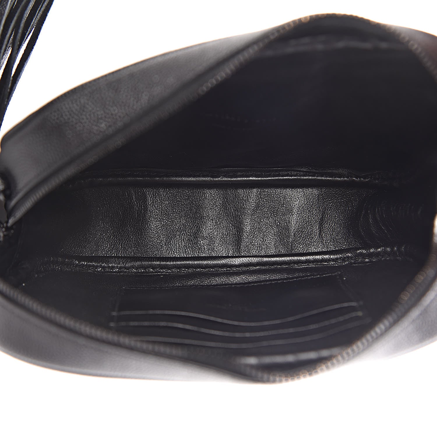 Saint Laurent Grain De Poudre Matelasse Monogram Mini Lou Camera Bag Black 5 of 11