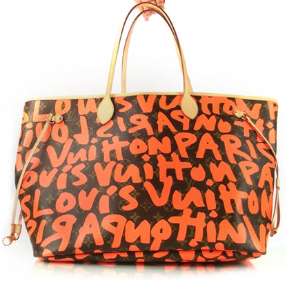 Louis Vuitton Monogram Graffiti Neverfull GM Orange 1 of 8