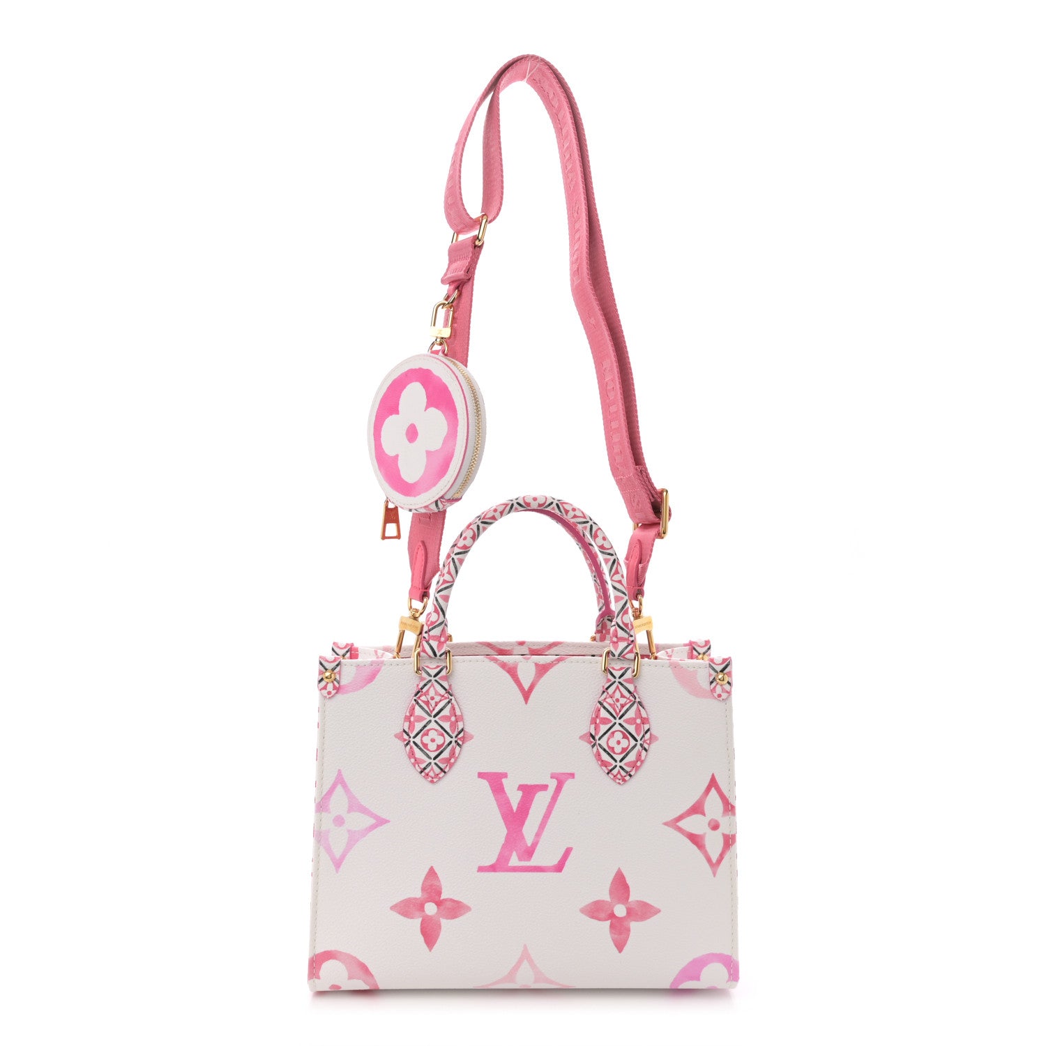 Louis Vuitton Monogram Giant By The Pool 2.0 Onthego PM Pink 1 of 9