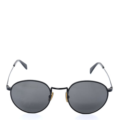 Celine Metal Round Sunglasses CL40100U Black 2 of 7