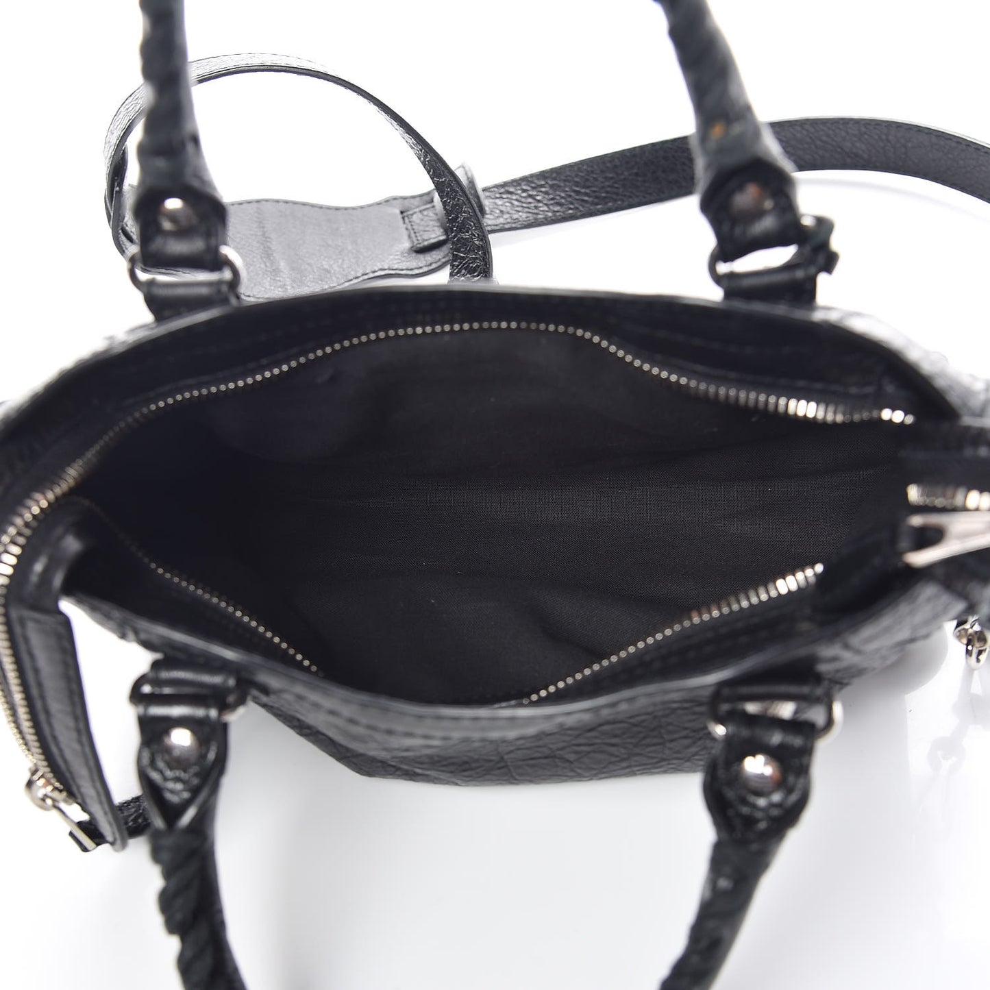 Agneau Giant 12 Silver Hardware Mini City Black
