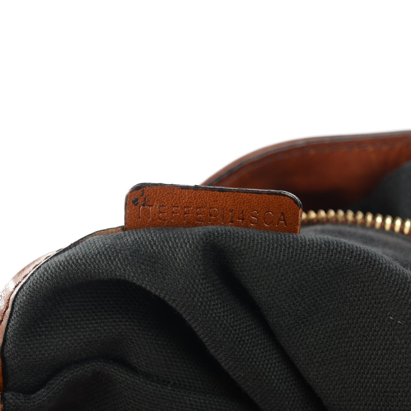 House Check Bridle Calfskin Medium Gosford Hobo Dark Tan