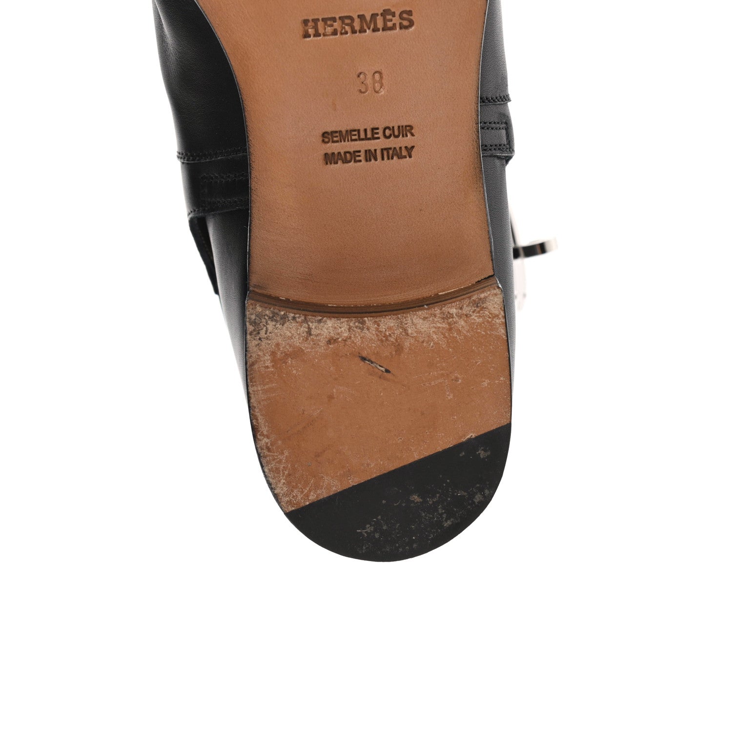 Hermes Calfskin Neo Low Boots 38 Black 8 of 12