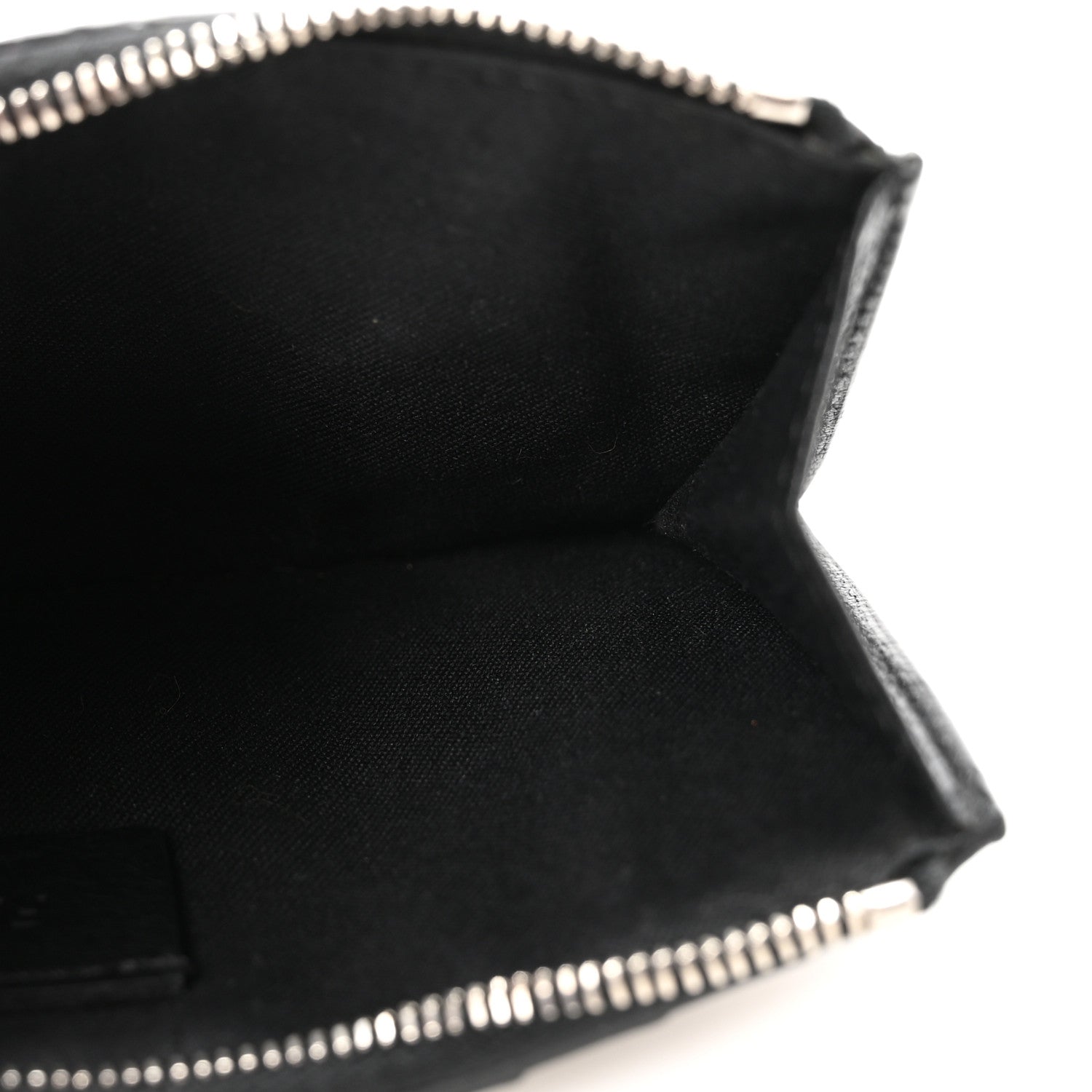 Fendi Vitello Dolce Mink Fur Hypnoteyes Zip Card Holder Black Yellow 5 of 7