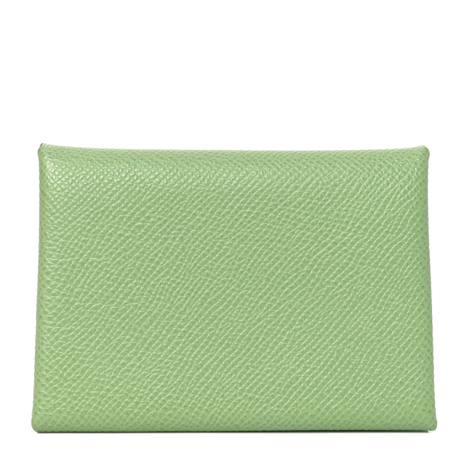 Hermes Epsom Calvi Duo Card Case Vert Criquet 1 of 7