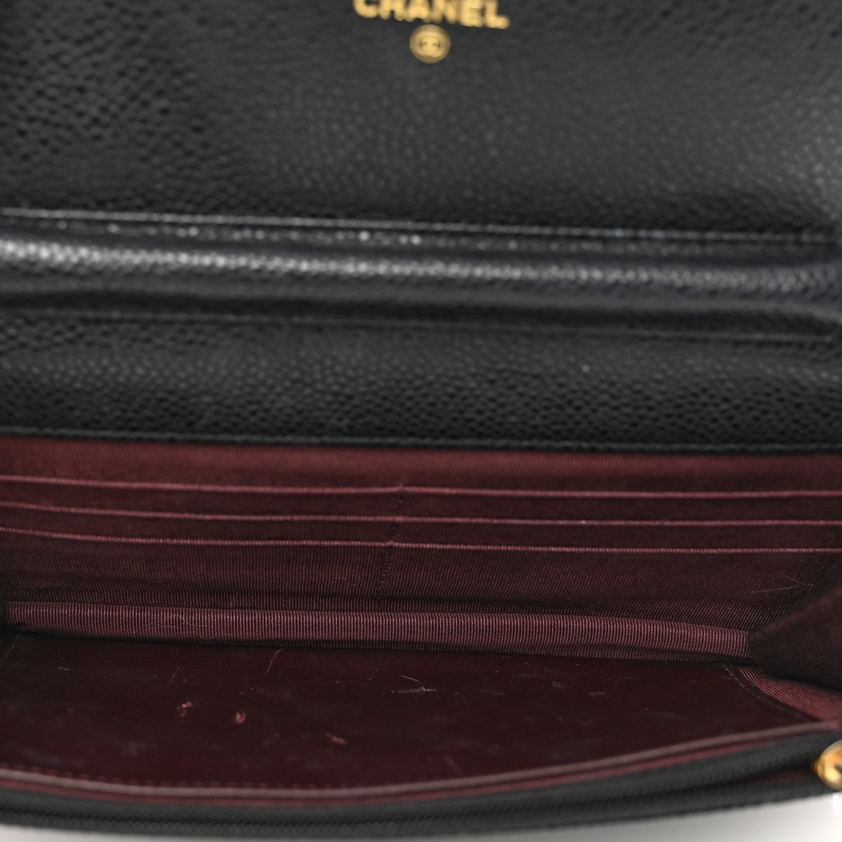 Chanel Caviar Quilted Wallet on Chain WOC Black 5 of 11