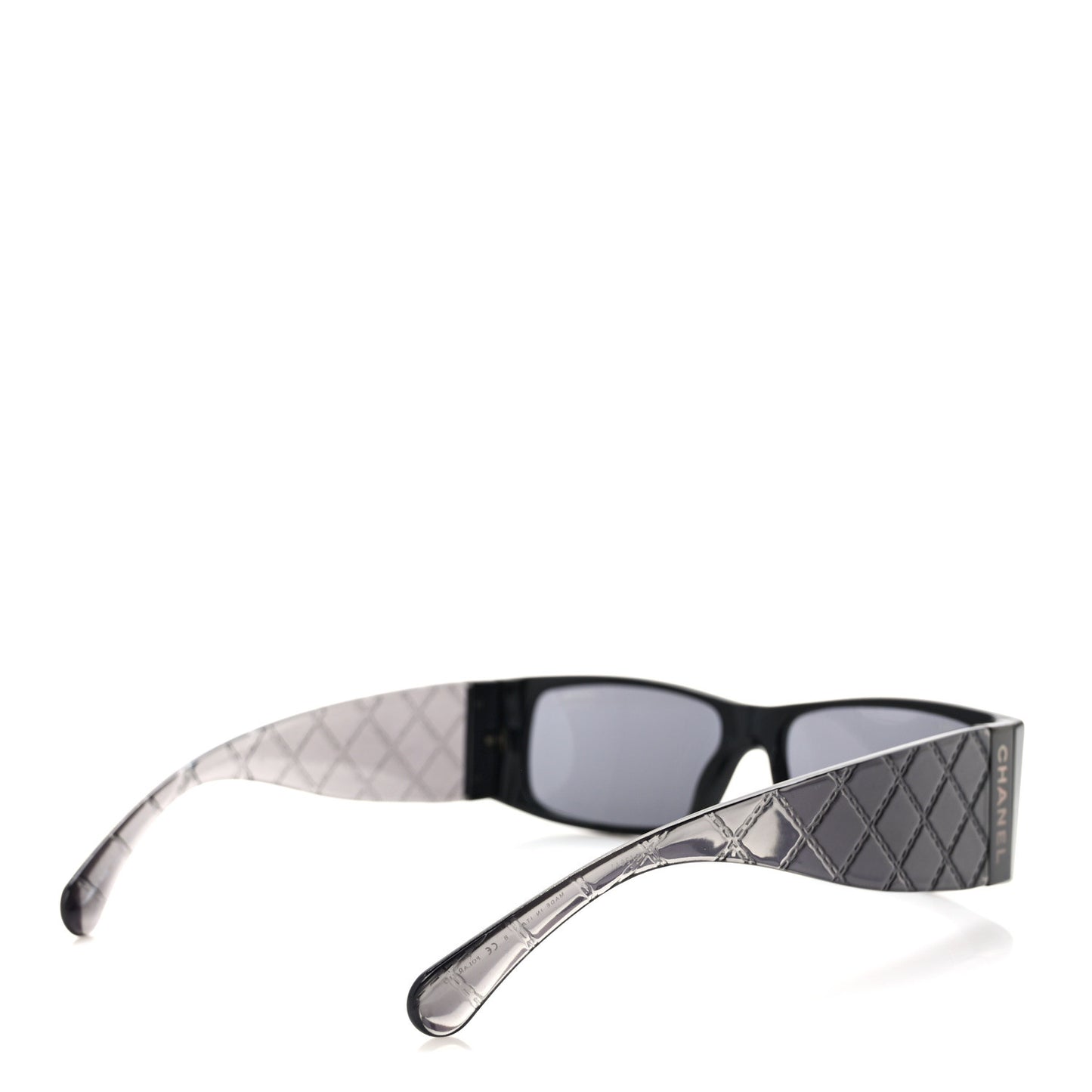 Rectangle Quilted Sunglasses 5425 Black