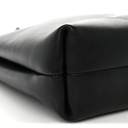 Loewe Smooth Calfskin Pebble Pouch  Black 9 of 10