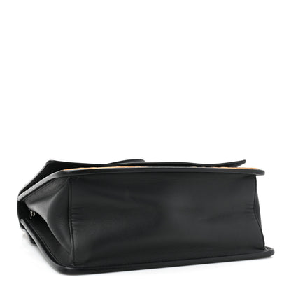 Fendi Vitello Century Velvet F is Fendi FF Kan I Shoulder Bag Black Tobacco 4 of 11