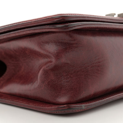 Chanel Calfskin Quilted Double Stitched Medium Boy Flap Burgundy 9 of 11