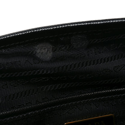 Prada Tessuto Nylon Soft Calf Small Tote Black 10 of 10