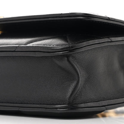 Chanel Lambskin Quilted Chanel 19 Wallet On Chain WOC Black 11 of 12