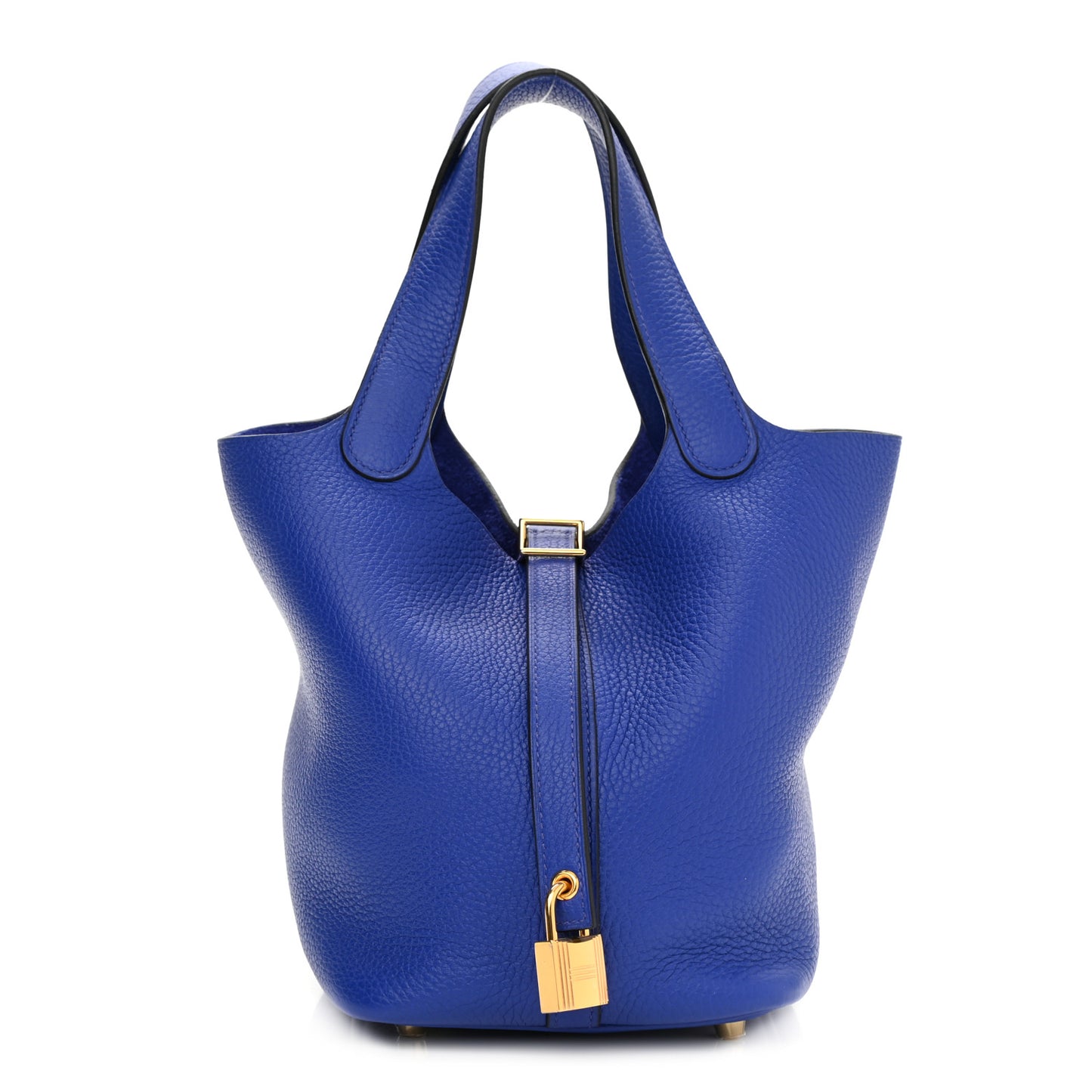 Taurillon Clemence Picotin Lock 18 PM Bleu Electrique
