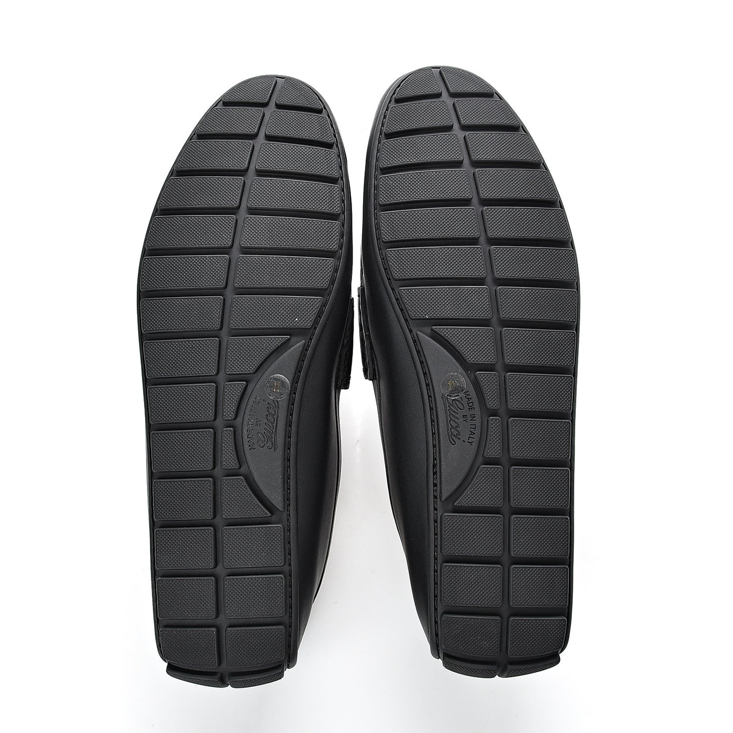 Calfskin Miro Soft Microguccissima Mens Driver Loafers 11 Nero Black