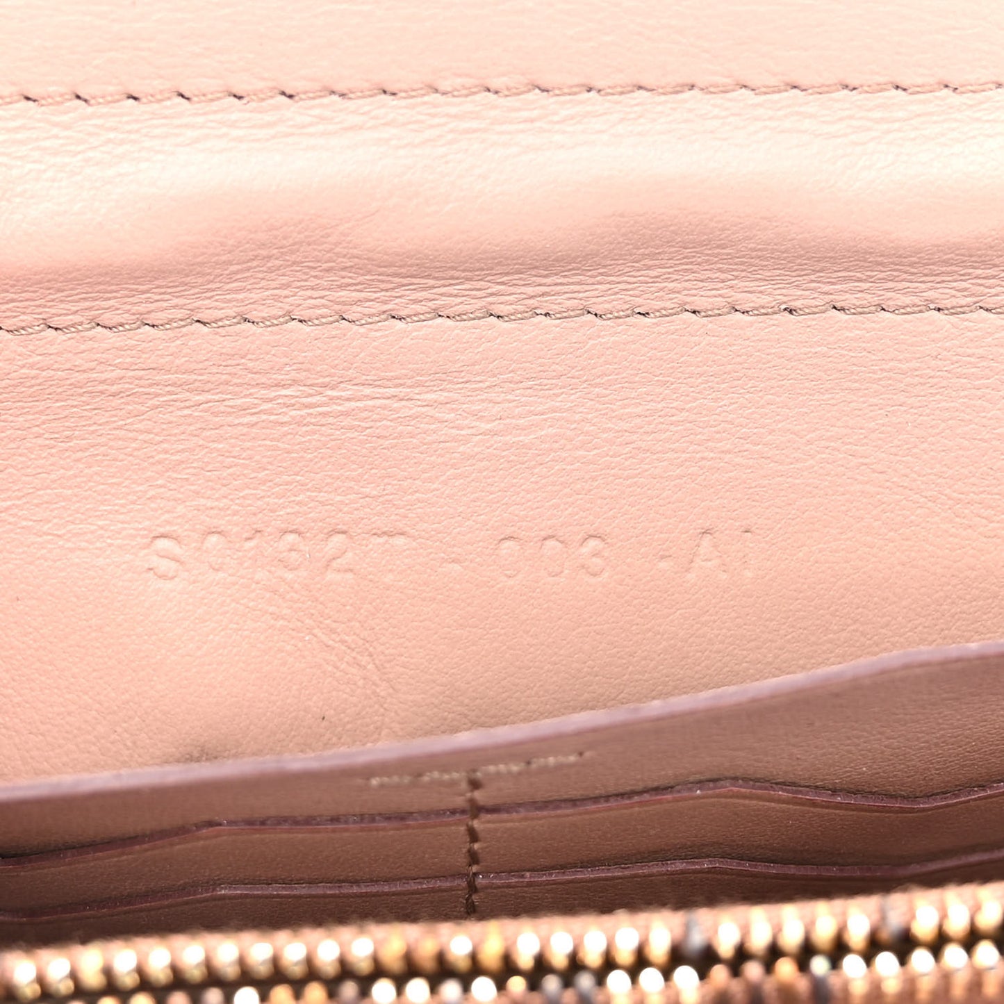 Snakeskin Wallet Beige