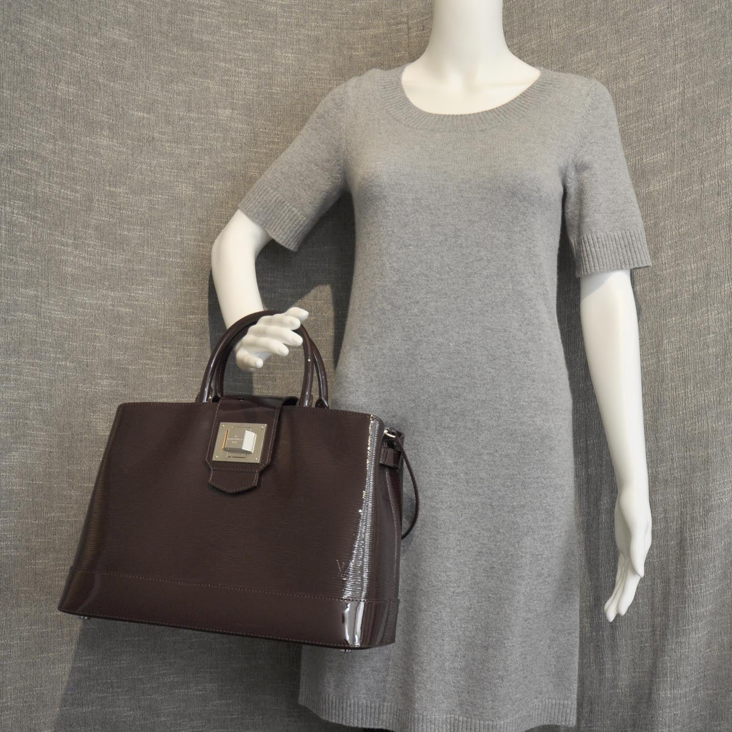 Louis Vuitton Electric Epi Mirabeau GM Prune 2 of 10