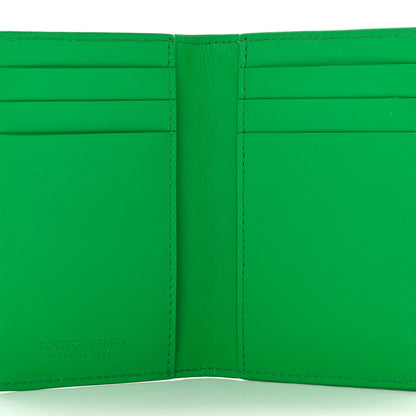 Bottega Veneta Calfskin Intrecciato Flap Card Case Parakeet 5 of 13
