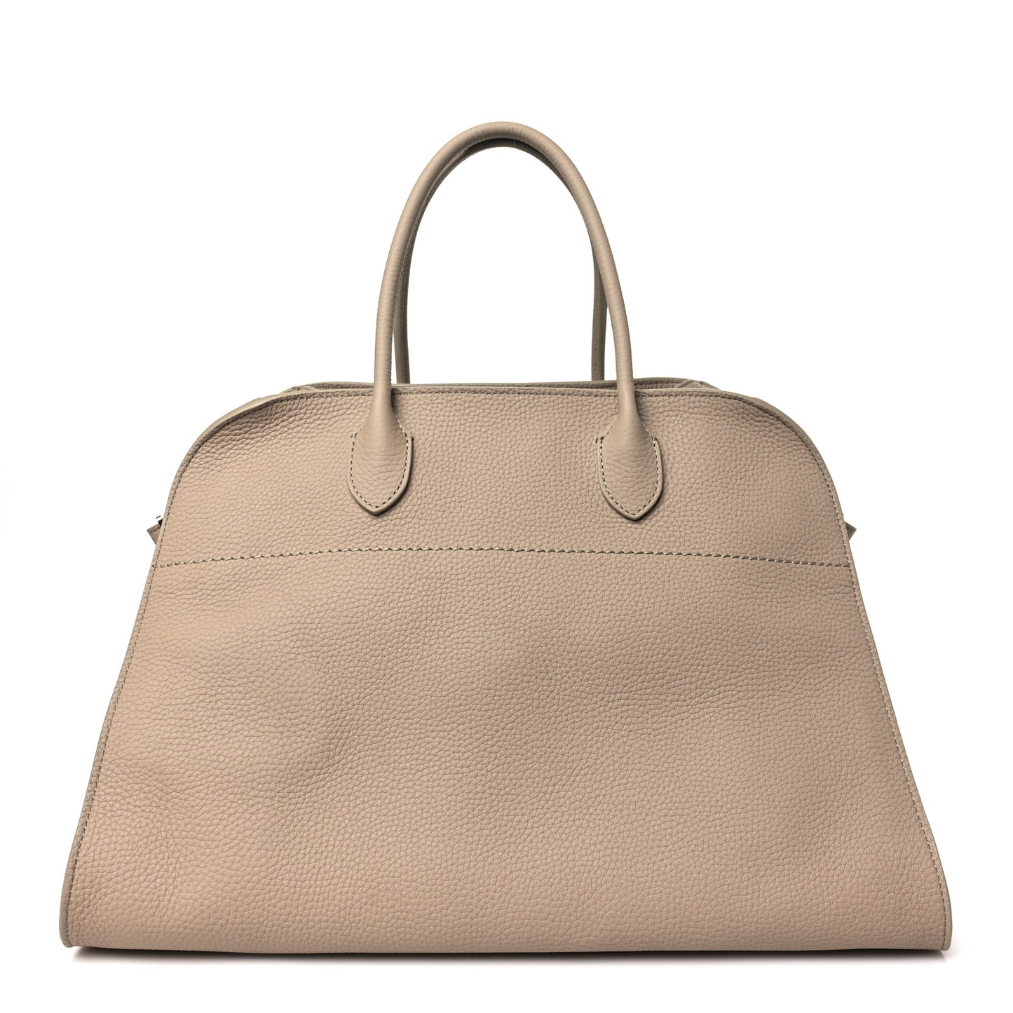 Matte Grained Calfskin Soft Margaux 15 Dark Taupe