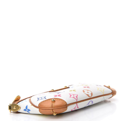 Louis Vuitton Monogram Multicolor Pochette Milla MM White 4 of 10