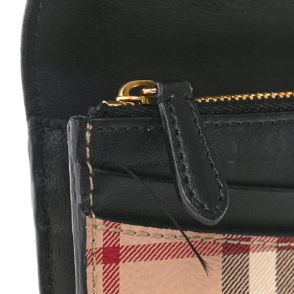 Burberry Haymarket Check Halton Wallet Black 11 of 14