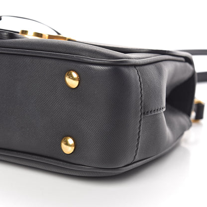 Burberry Trench Calfskin Small DK88 Top Handle Bag Black 10 of 12