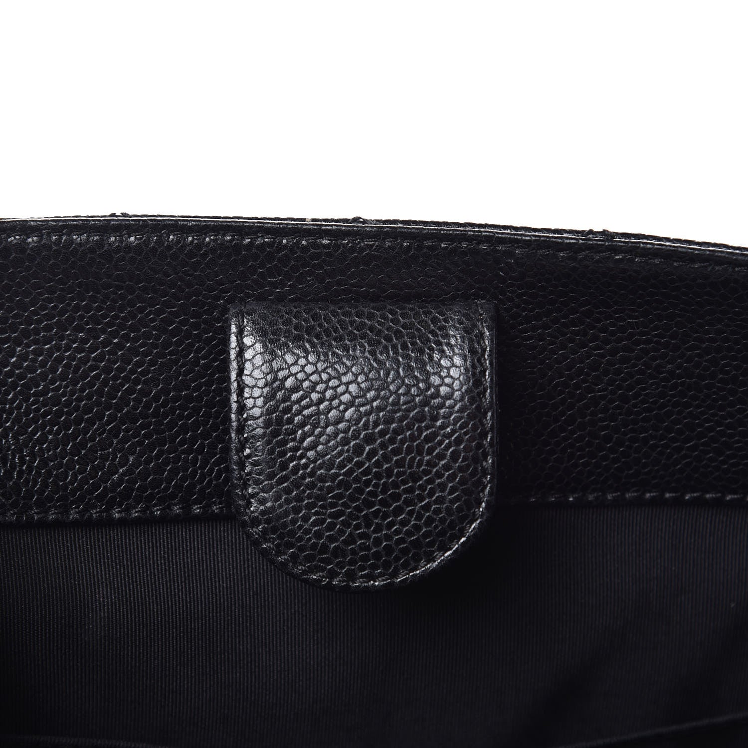 Chanel Caviar Quilted Petit Shopping Tote PST Black 8 of 15