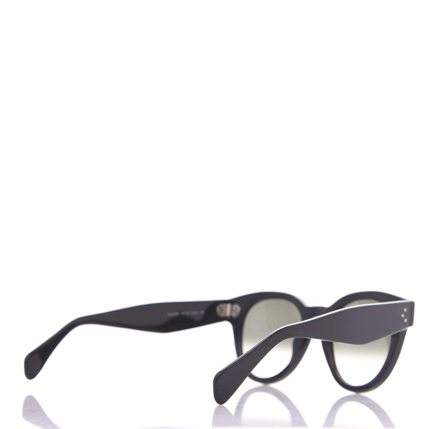 Celine Thin Preppy Sunglasses CL 41049/S Black 4 of 9