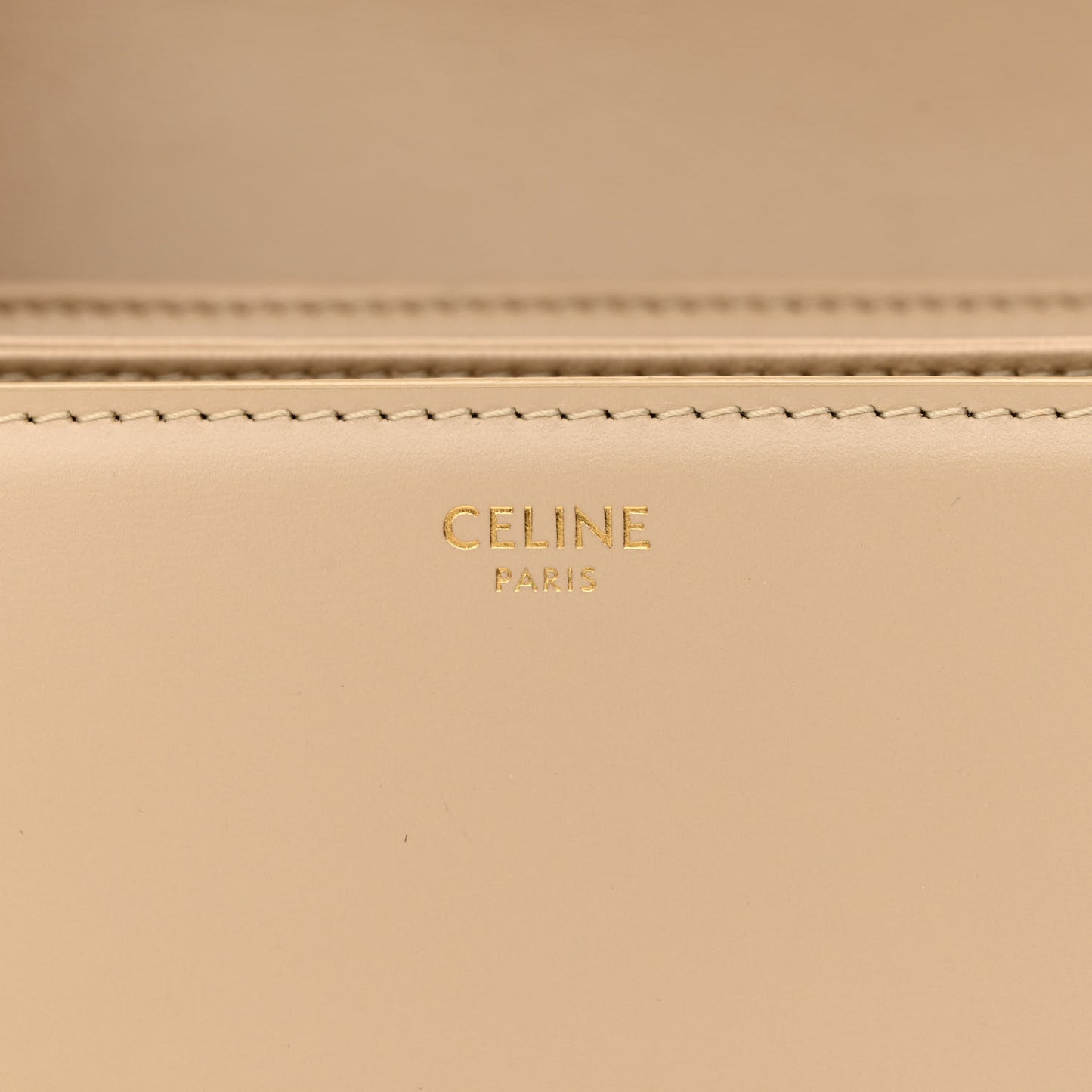 Shiny Calfskin Medium Triomphe Nude