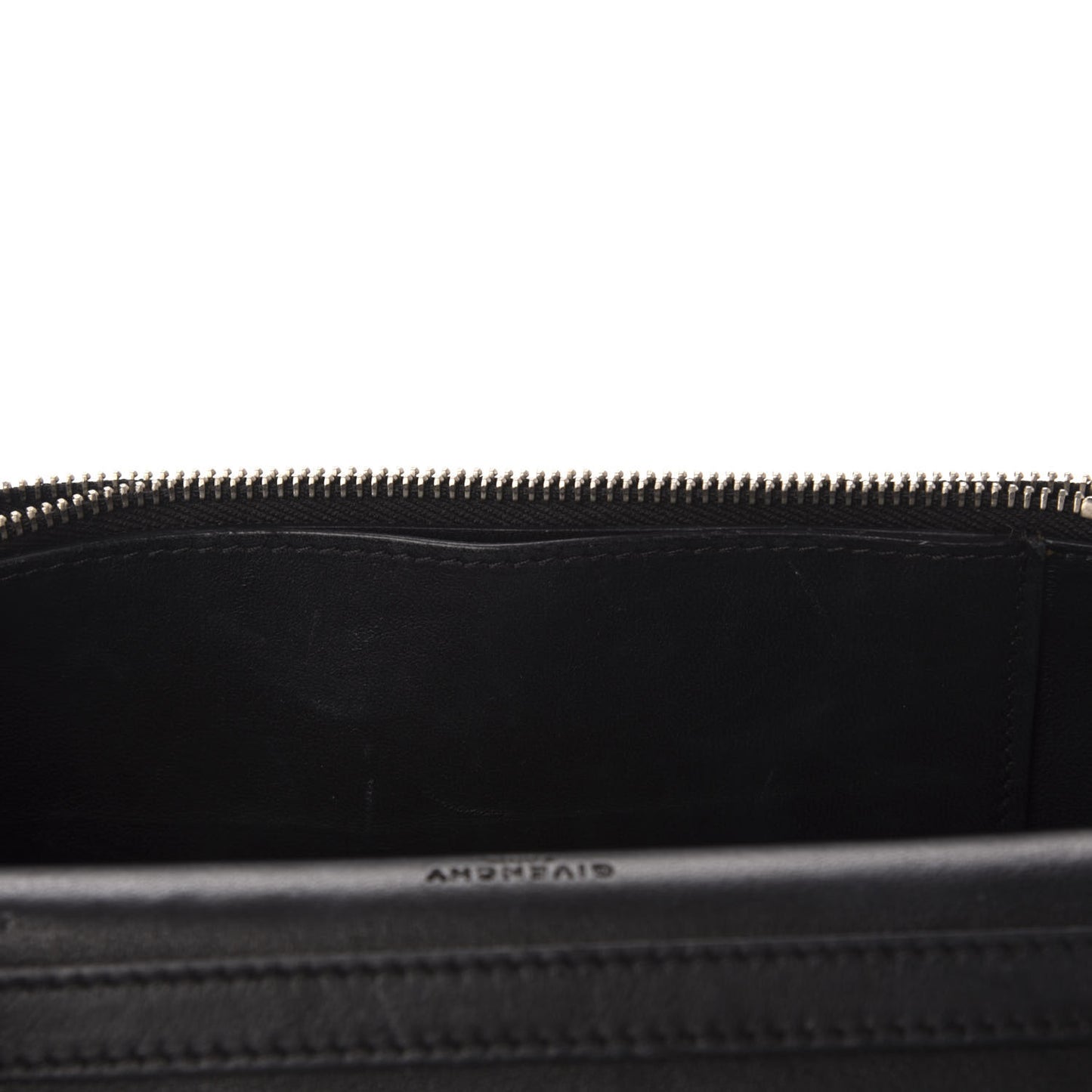 Calfskin Star Pandora Chain Wallet Black