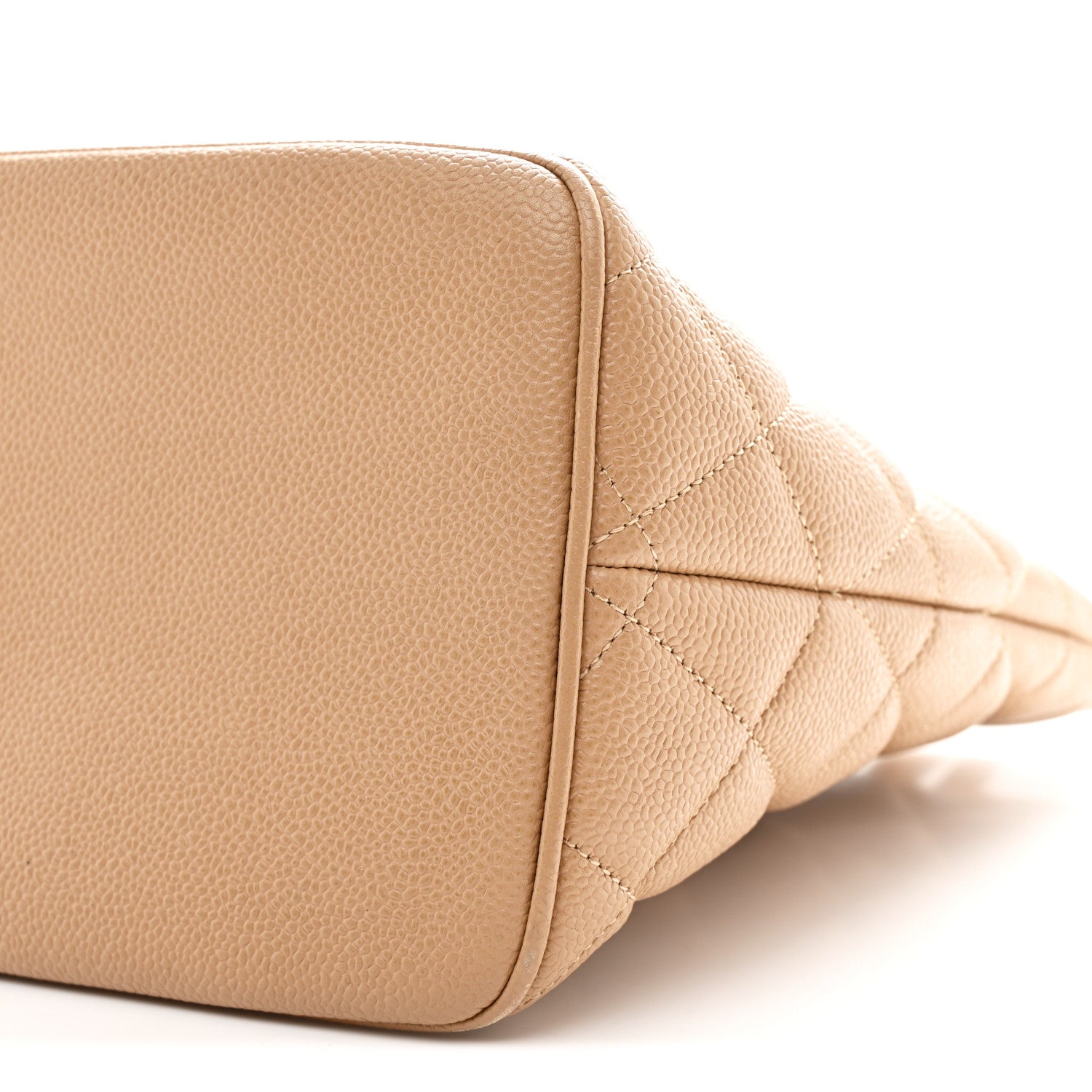 Chanel Caviar Quilted Medallion Tote Beige 10 of 12