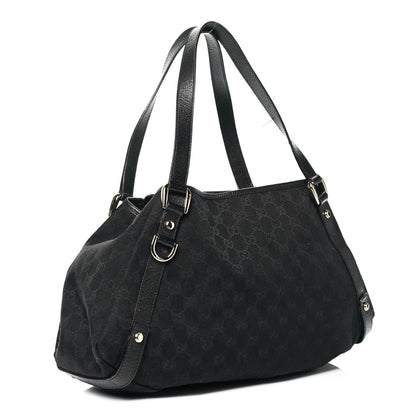 Gucci Monogram Medium Abbey Shoulder Bag Black 3 of 10