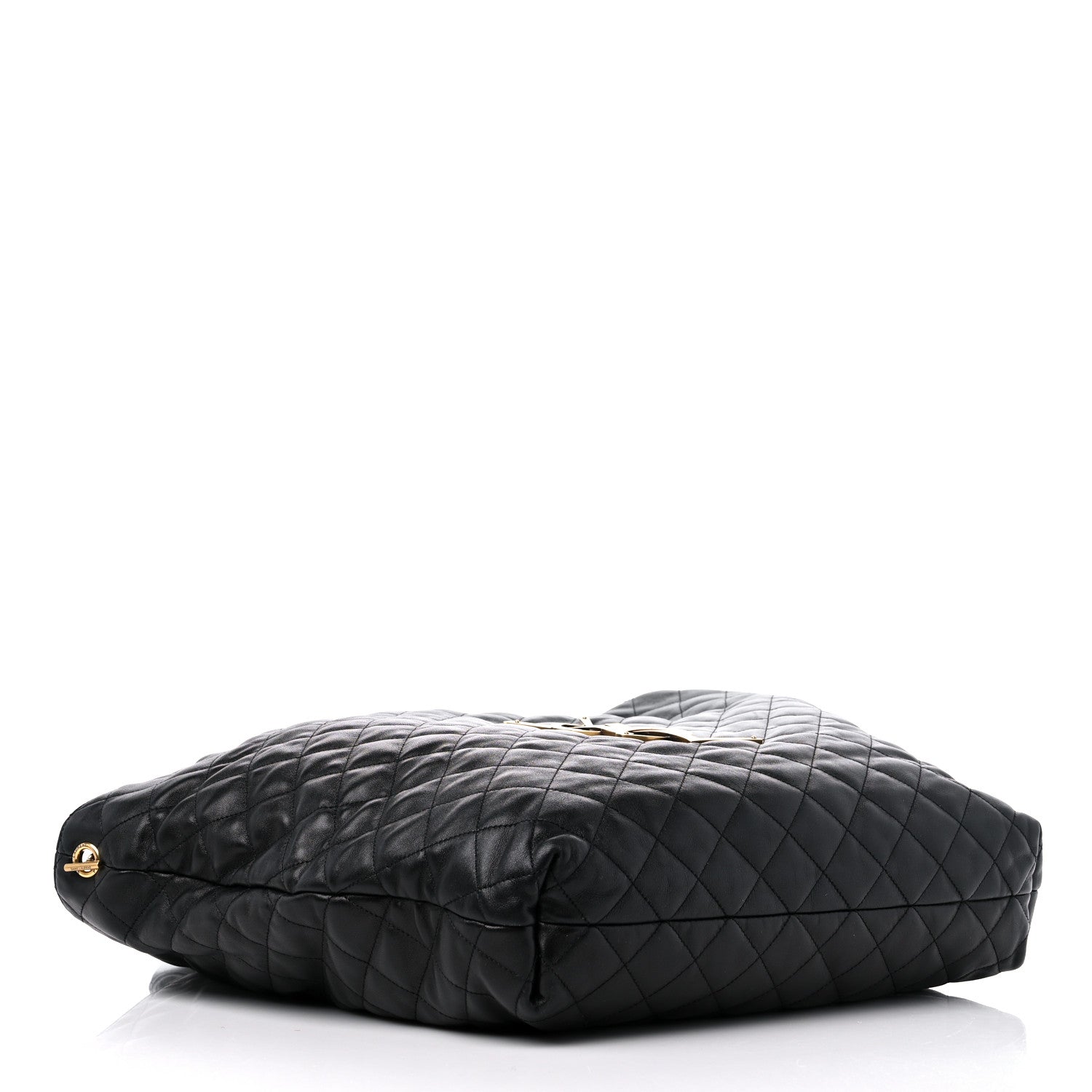 Saint Laurent Lambskin Quilted Maxi Icare Shopping Tote Black 5 of 13