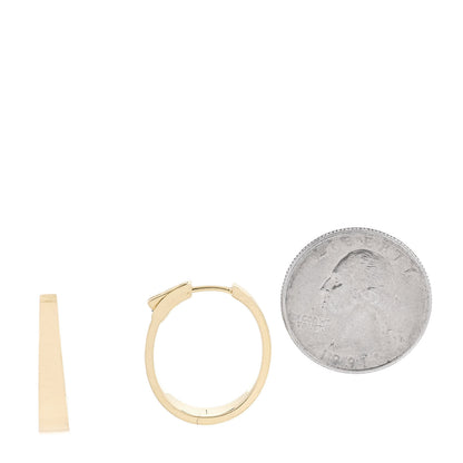 Anita Ko 18K Yellow Gold Classic Meryl Hoop Earrings 2 of 5