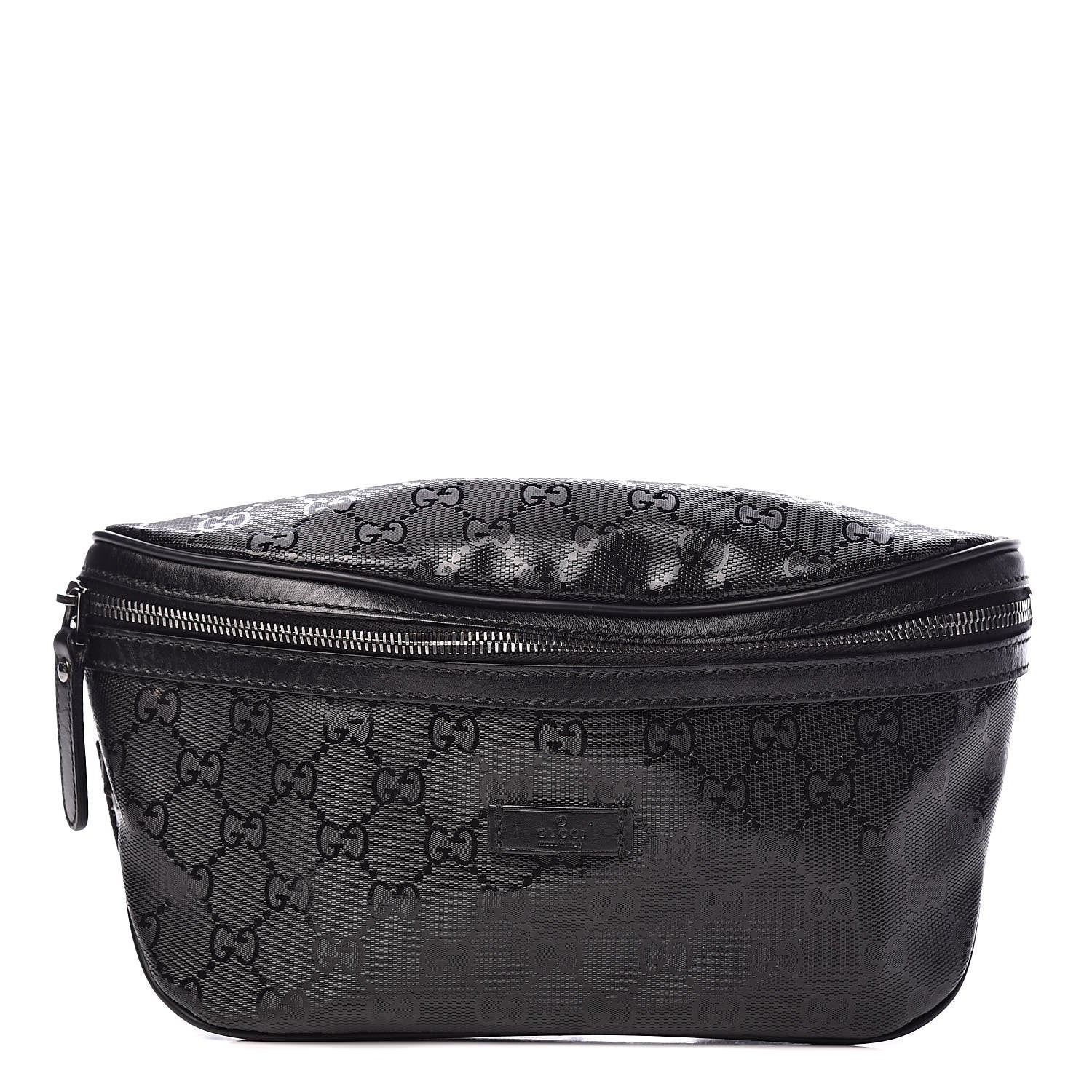 Gucci Imprime Monogram Belt Bag Black 1 of 10