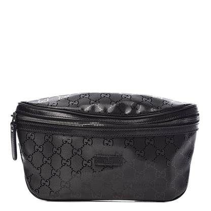 Gucci Imprime Monogram Belt Bag Black 1 of 10