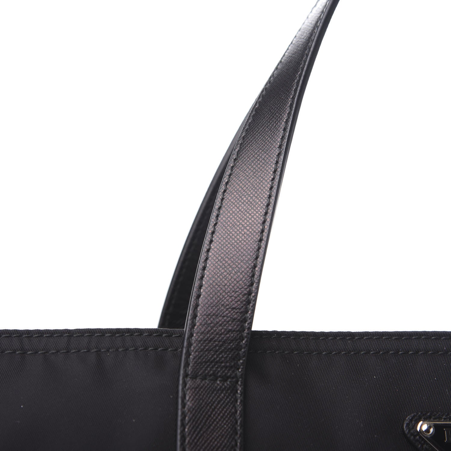 Prada Tessuto Nylon Saffiano Tote Black 13 of 13