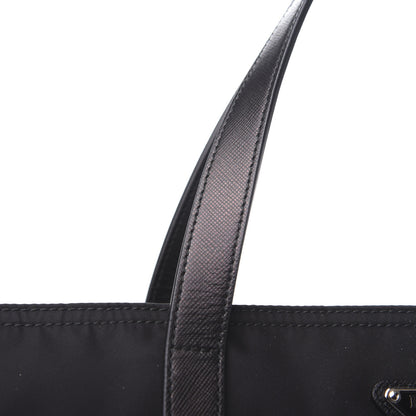 Prada Tessuto Nylon Saffiano Tote Black 13 of 13