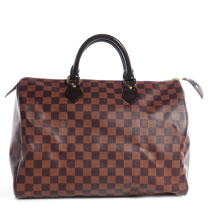 Louis Vuitton Damier Ebene Speedy 35 1 of 9