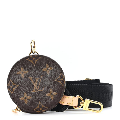 Louis Vuitton Monogram Multi Pochette Accessories Bandouliere Shoulder Strap Black 2 of 4