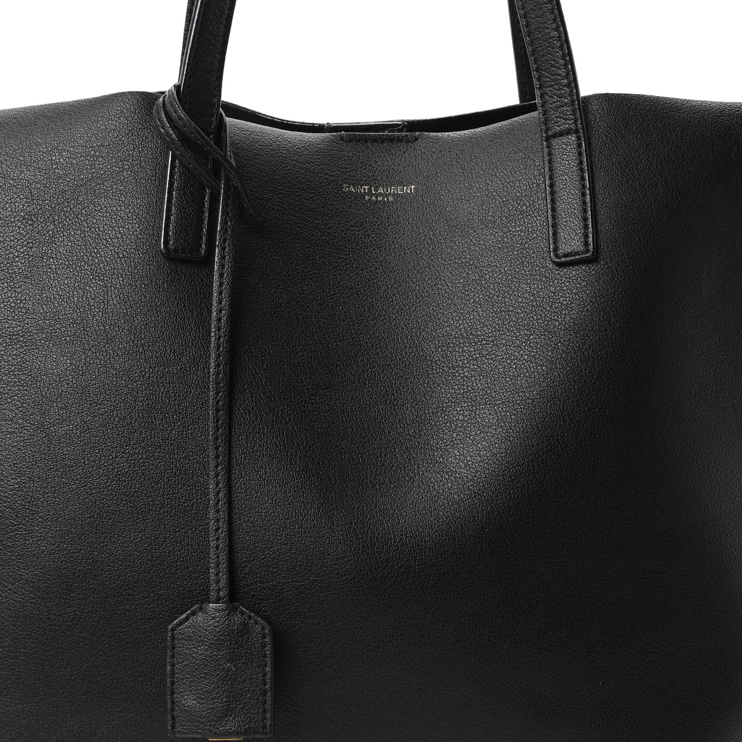 Calfskin Large Shopping Tote Black