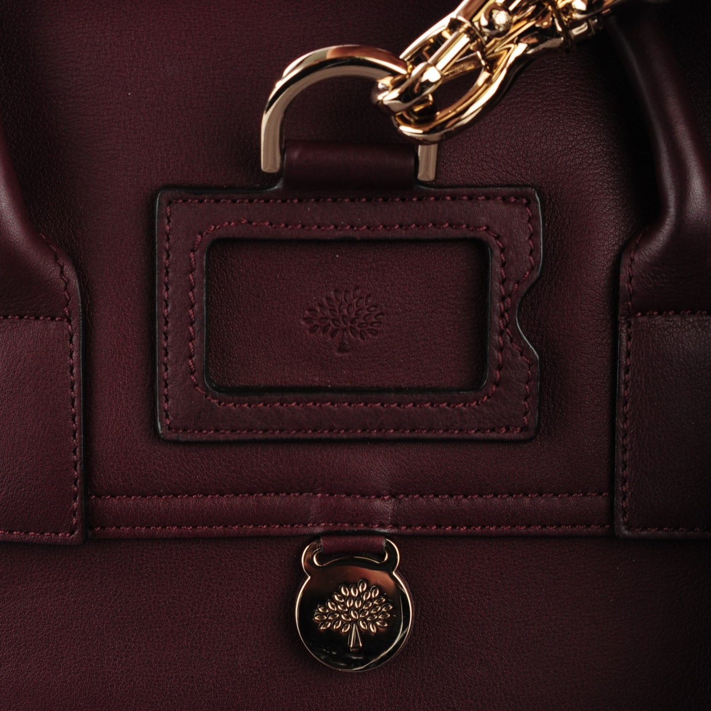 Calfskin Studded Medium Cara Delevingne Convertible Satchel Oxblood