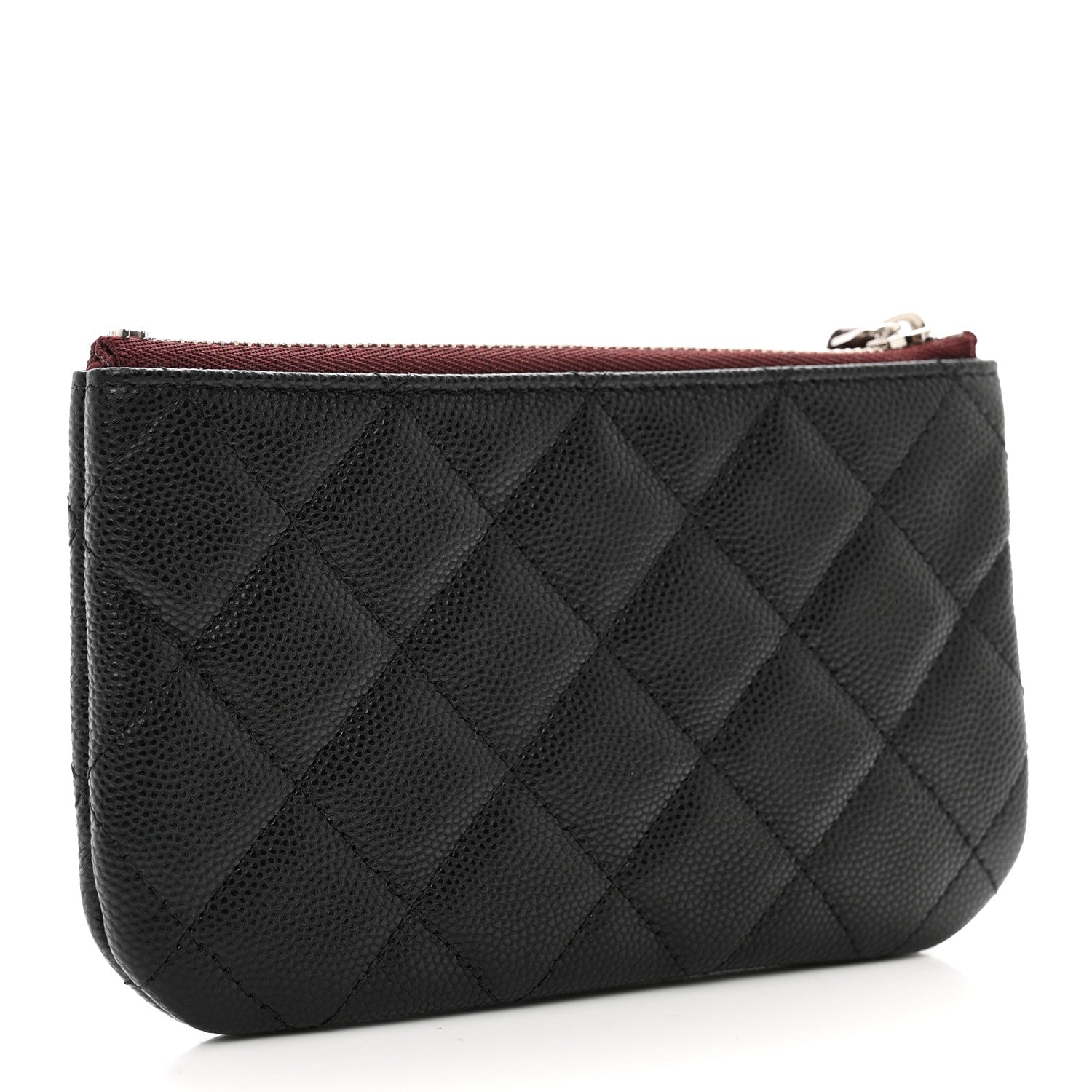 Chanel Caviar Quilted Small Cosmetic Case Black 3 of 7