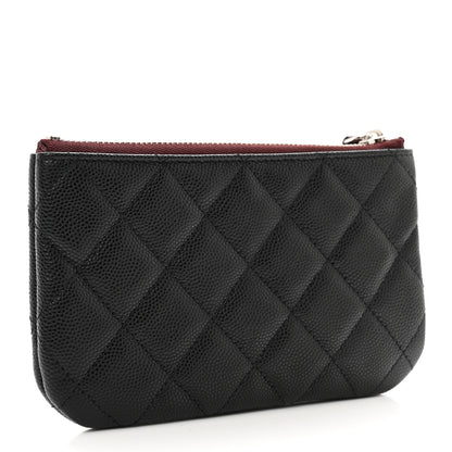 Chanel Caviar Quilted Small Cosmetic Case Black 3 of 7