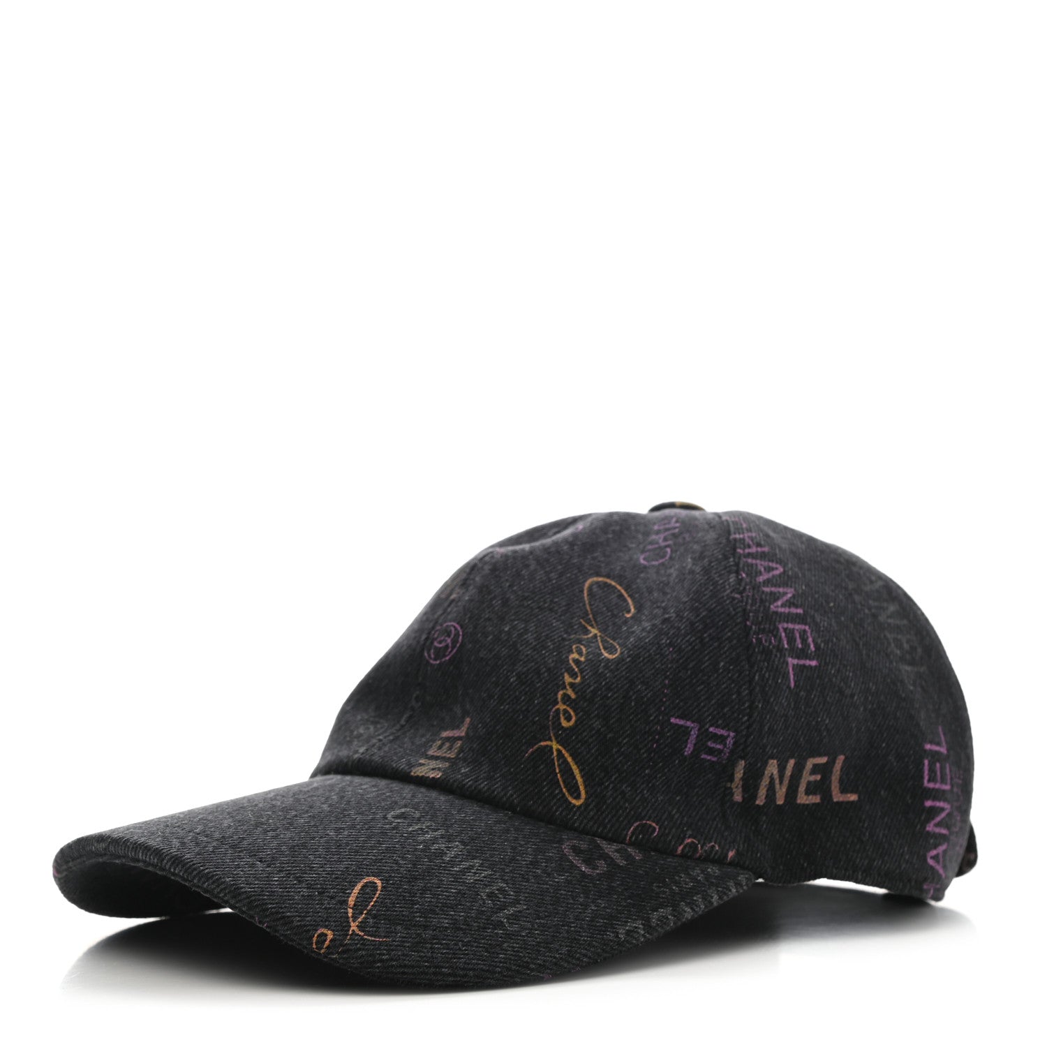 Chanel Denim Mood Cap Hat Black 1 of 8