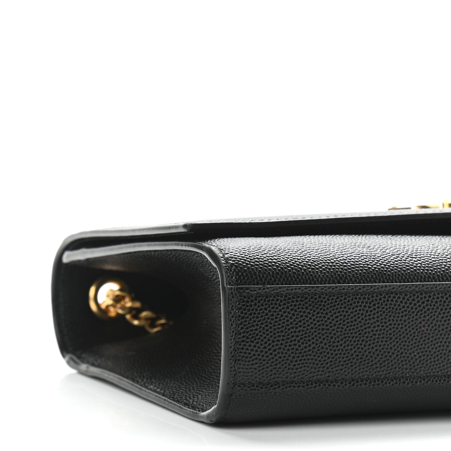 Saint Laurent Grain De Poudre Medium Classic Monogram Kate Satchel Black 8 of 9