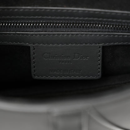 Christian Dior Ultra Matte Calfskin Saddle Bag Black 6 of 10