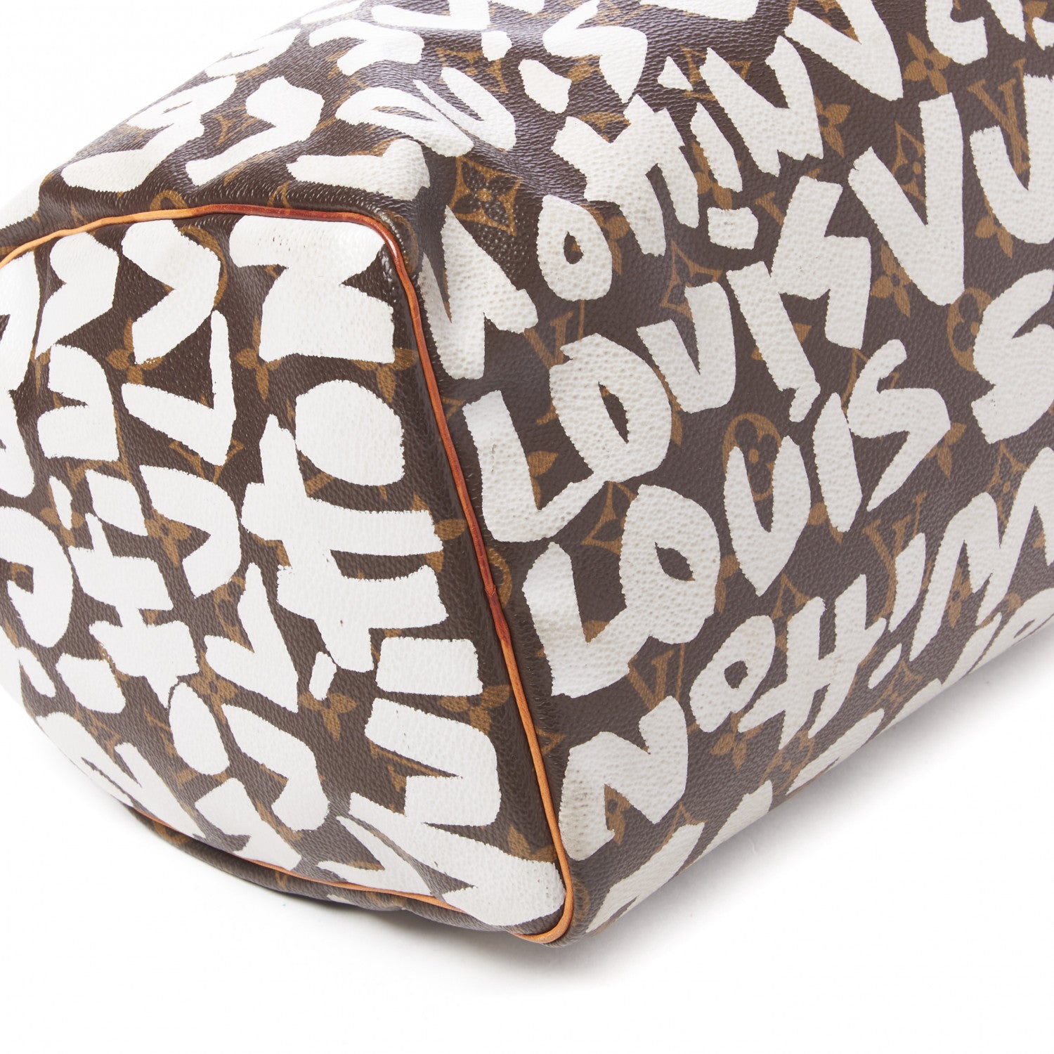 Louis Vuitton Monogram Graffiti Speedy 30 Silver 6 of 8